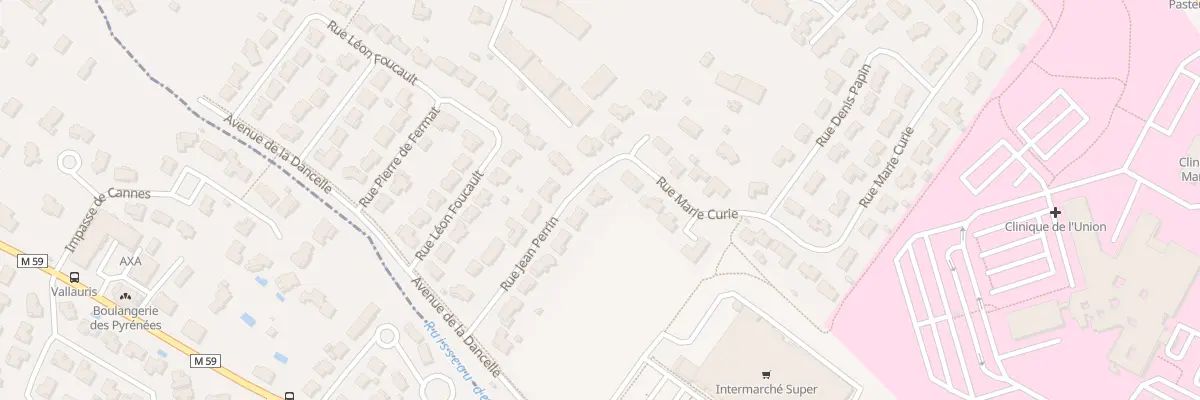 Plan du 14 Rue Jean Perrin à Saint-Jean
