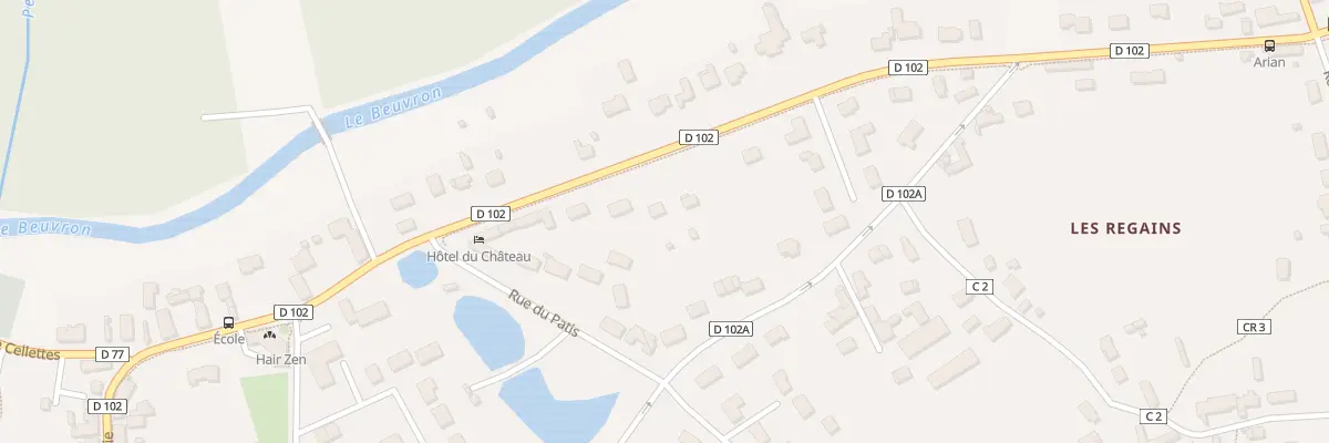 Plan du 408 Rue de la Motte à Tour-en-Sologne