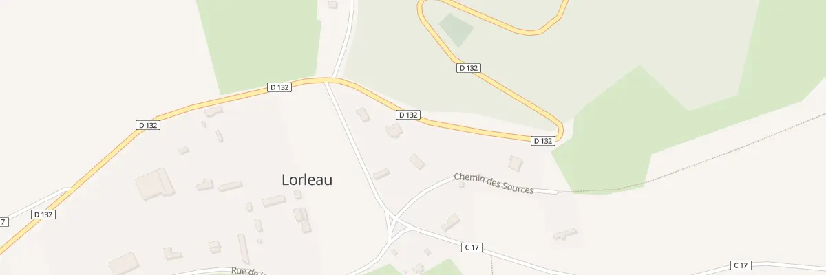Plan du 2 Che des Sources à Lorleau