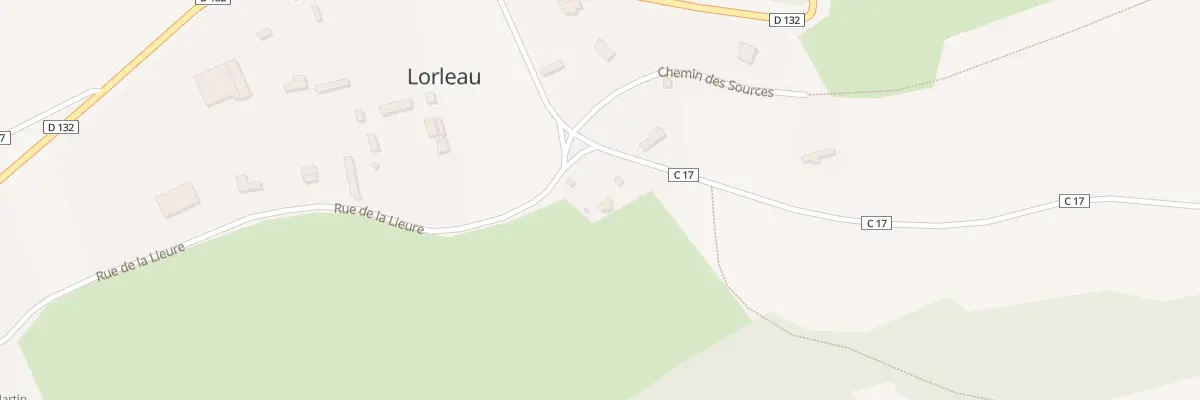 Plan du 14 Rue de la Lieure à Lorleau