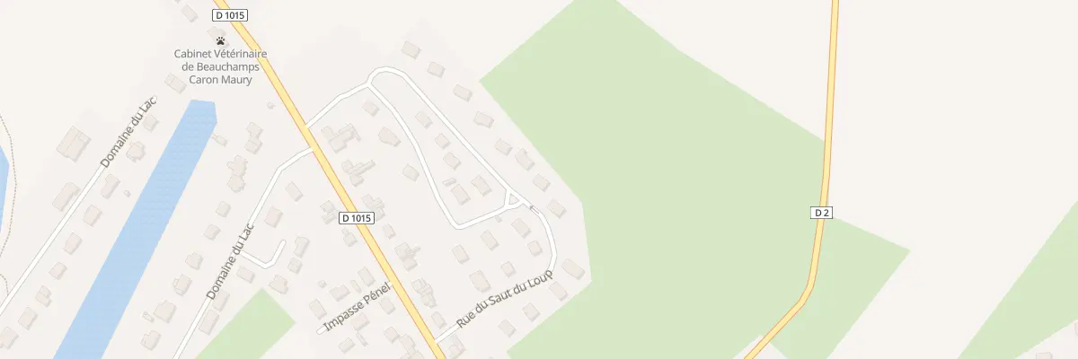 Plan du 12 Rue du Saut du Loup à Beauchamps