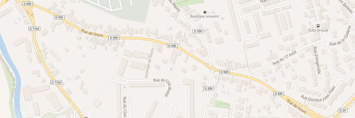 Plan du 64 Rue de Sours à Chartres