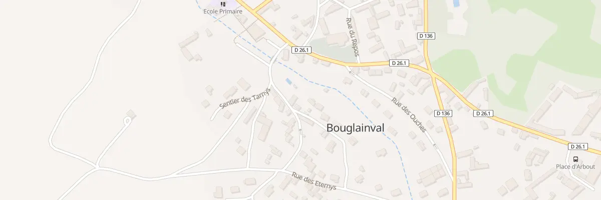 Plan du 1 Rue des Eternys à Bouglainval