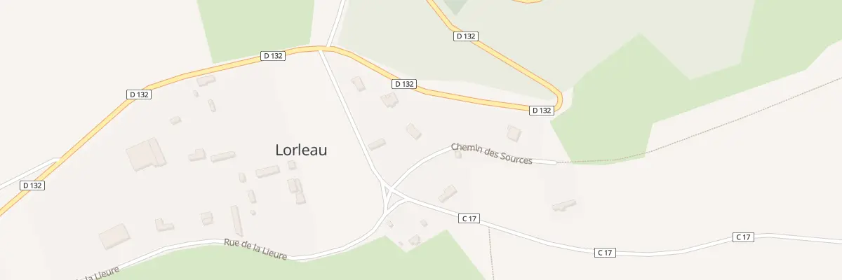 Plan du 1 Che des Sources à Lorleau
