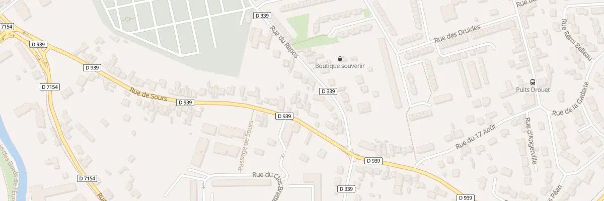Plan du 77 Rue de Sours à Chartres