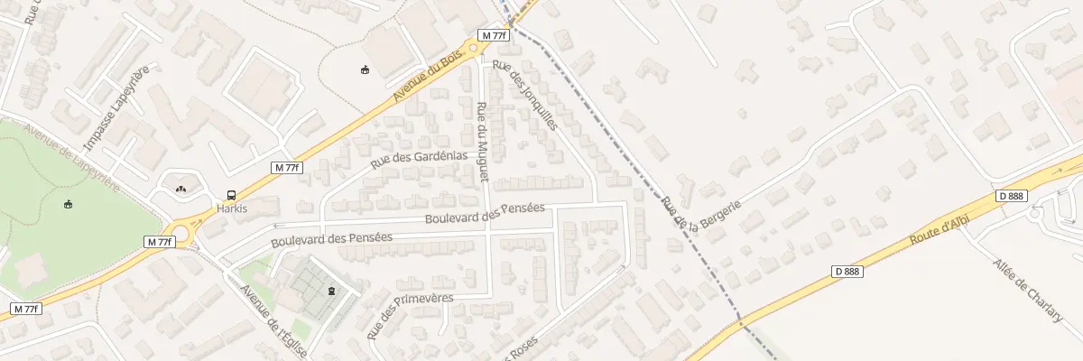 Plan du 33 Bd des Pensées à Saint-Jean