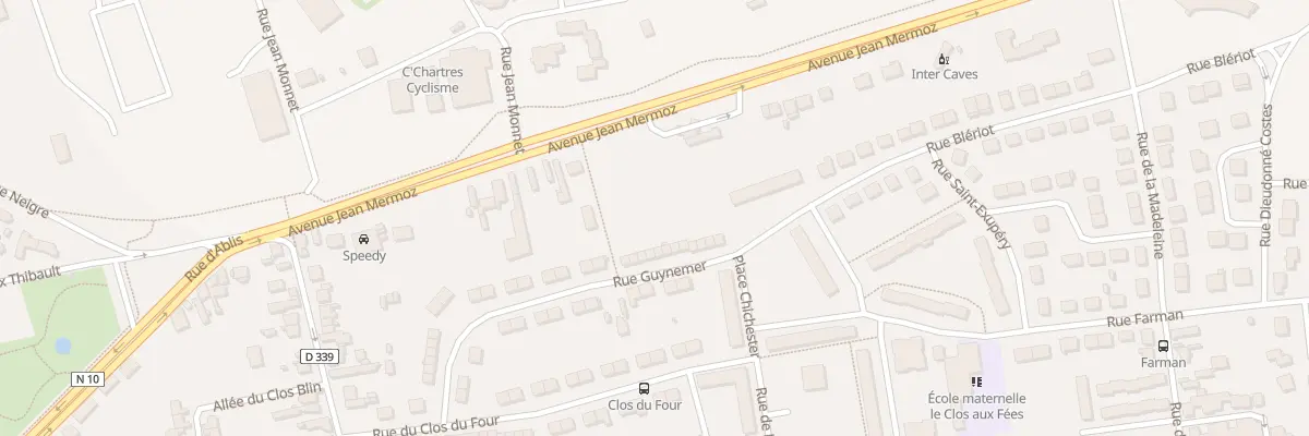 Plan du 16 Rue Guynemer à Chartres