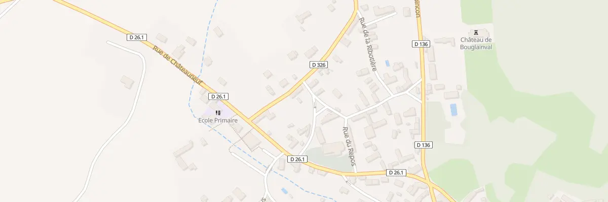 Plan du 5 Rue du Carcan à Bouglainval