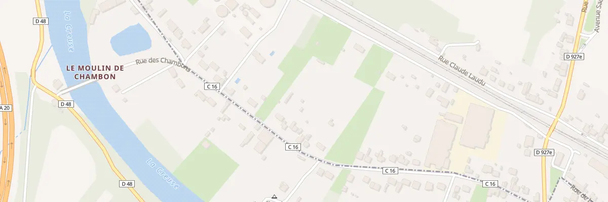 Plan du 44 Rue des Chambons à Saint-Marcel
