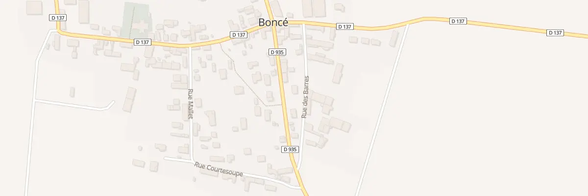 Plan du 10 Rue des Barres à Boncé