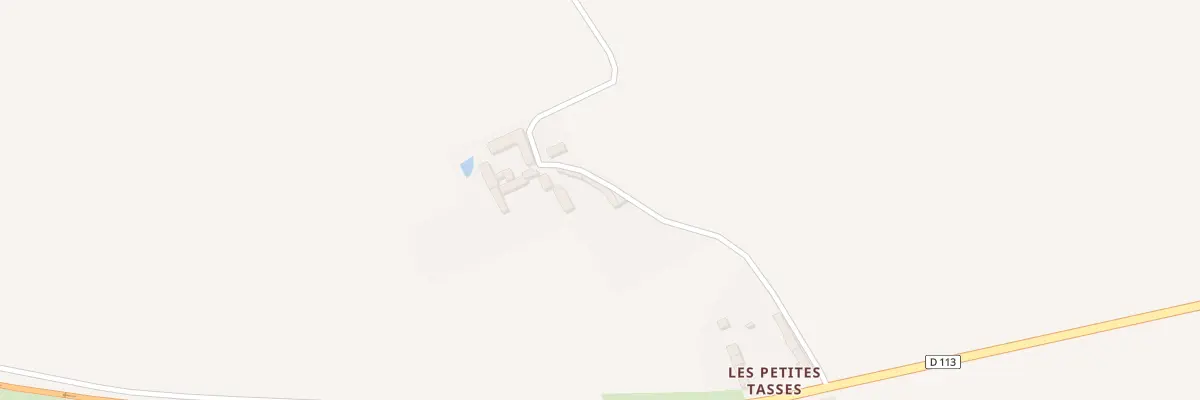 Plan du 5 Les Tasses à La Villeneuve-en-Chevrie