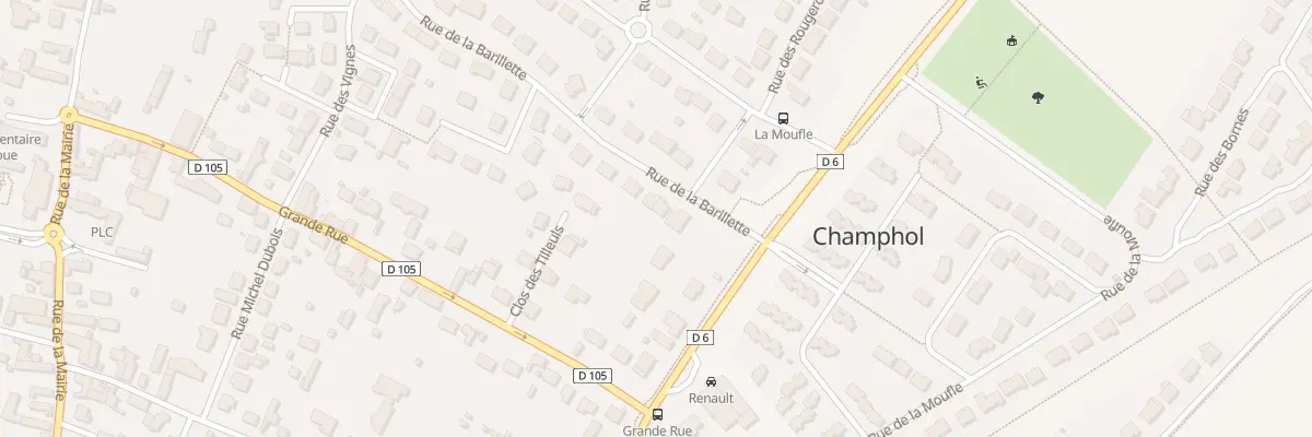 Plan du 1B Rue de la Barillette à Champhol