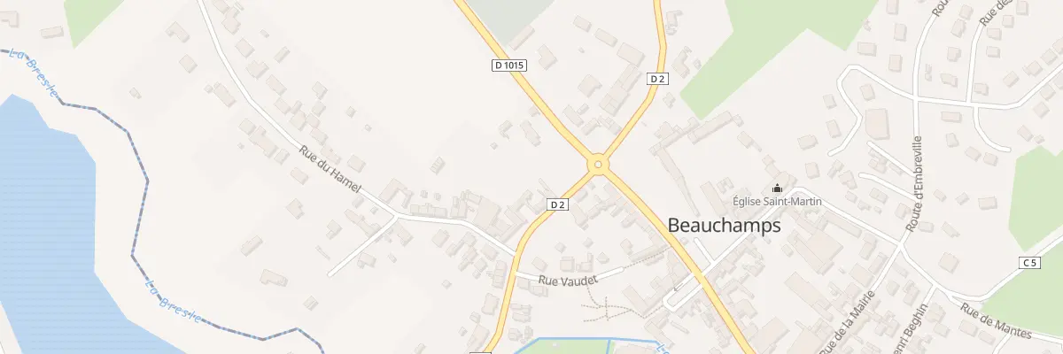 Plan du 2 Rue d’Incheville à Beauchamps