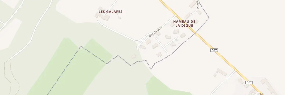 Plan du 4 Che de la Digue à Saint-Quirc