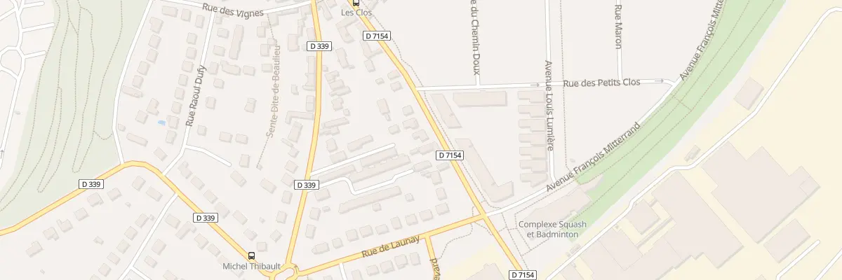 Plan du 22 Rue d’Allonnes à Chartres
