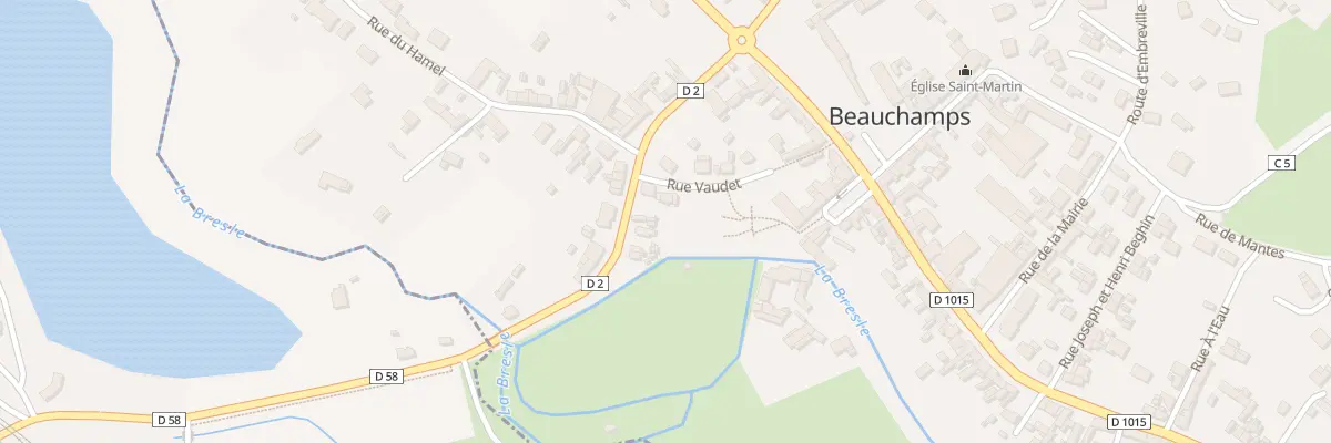 Plan du 1 Rle Vaudet à Beauchamps