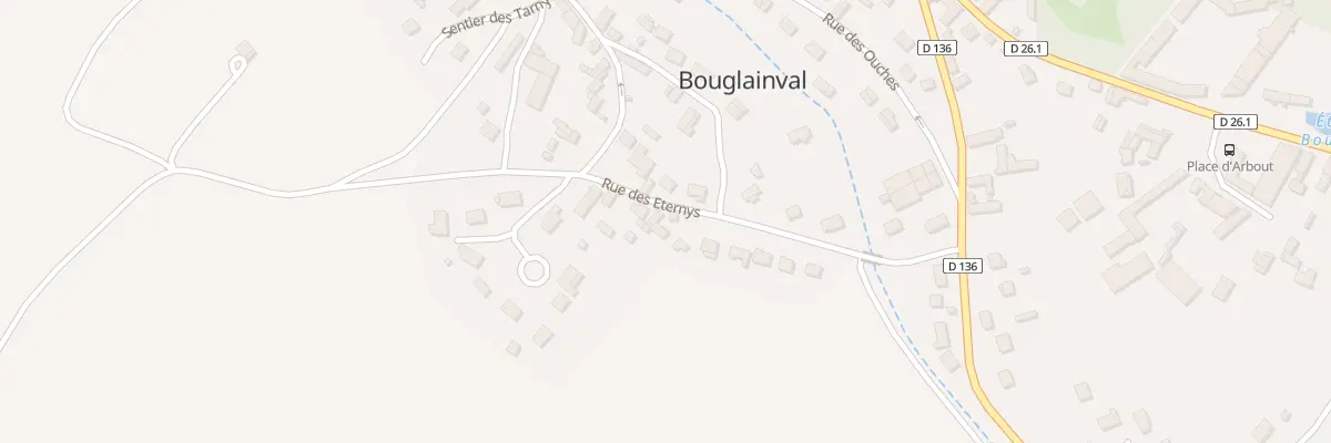 Plan du 20 Rue des Eternys à Bouglainval