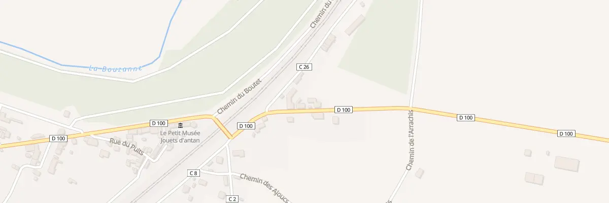 Plan du 3 Rte du Lac au Pont-Chrétien-Chabenet