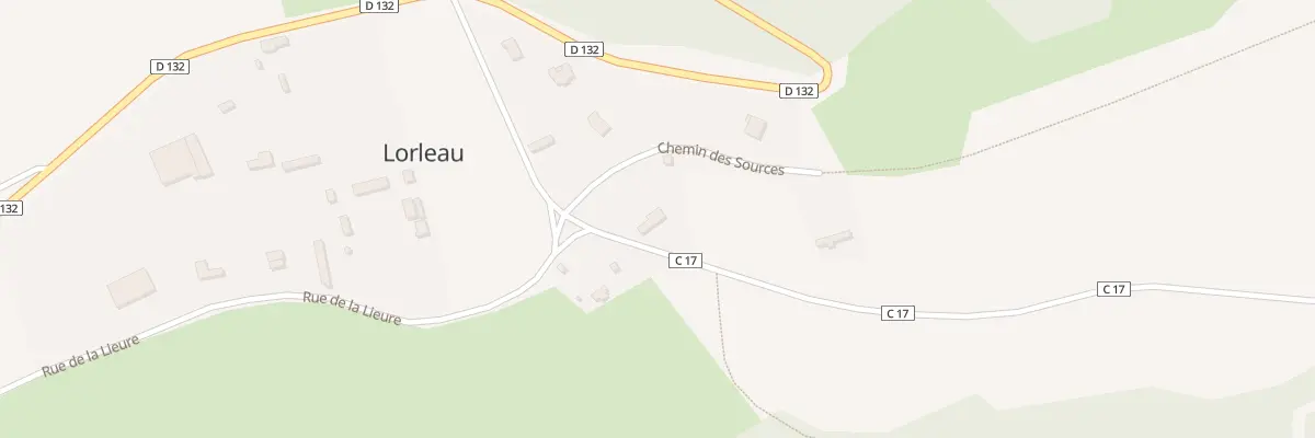 Plan du 16 Rue de la Lieure à Lorleau