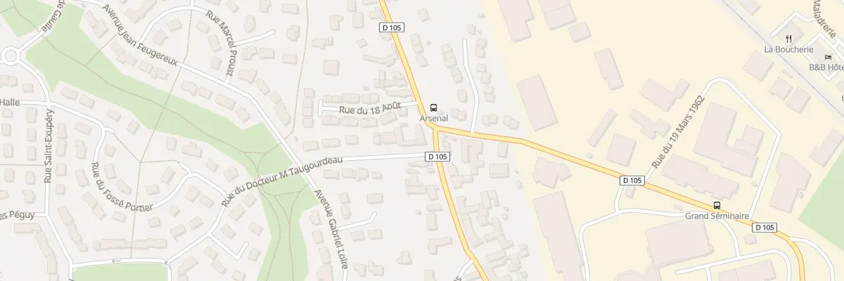 Plan du 15 Rue du Dr M Taugourdeau au Coudray