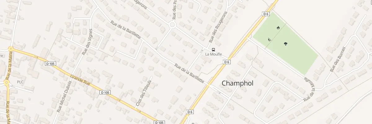 Plan du 4 Rue de la Barillette à Champhol
