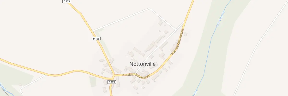 Plan du 3 Rue de la Poterie à Nottonville