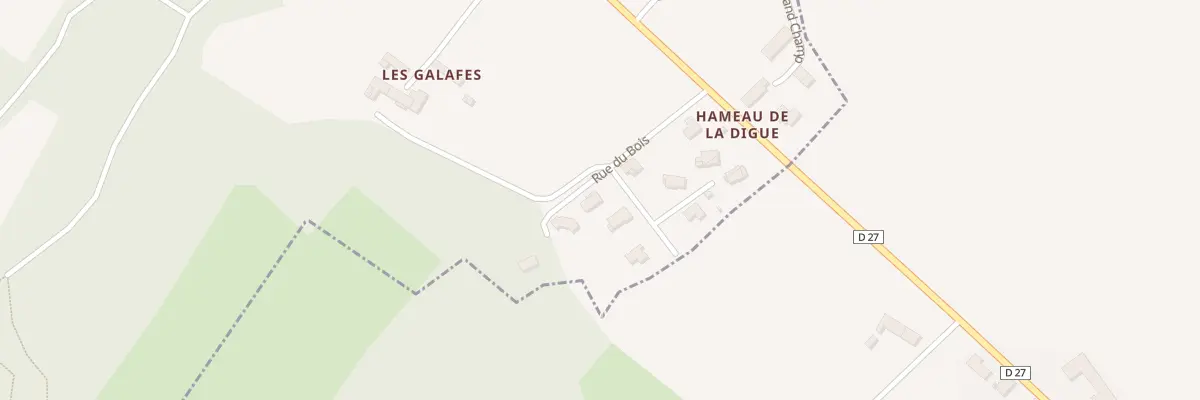 Plan du 2 Che de la Digue à Saint-Quirc