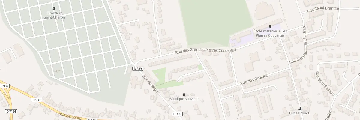Plan du 24 Rue des Gdes Pierres Couvertes à Chartres
