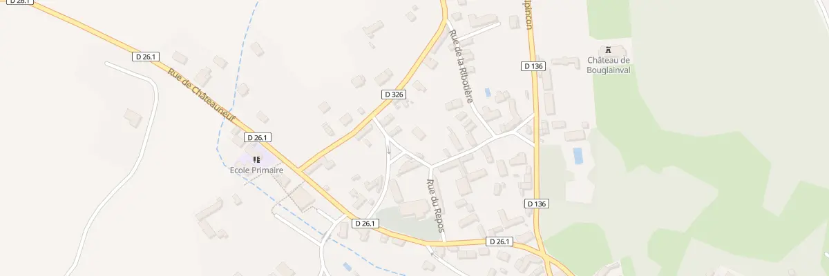 Plan du 8 Rue du Carcan à Bouglainval