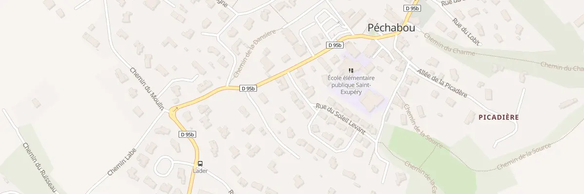 Plan du 2 Rue du Soleil Levant à Péchabou