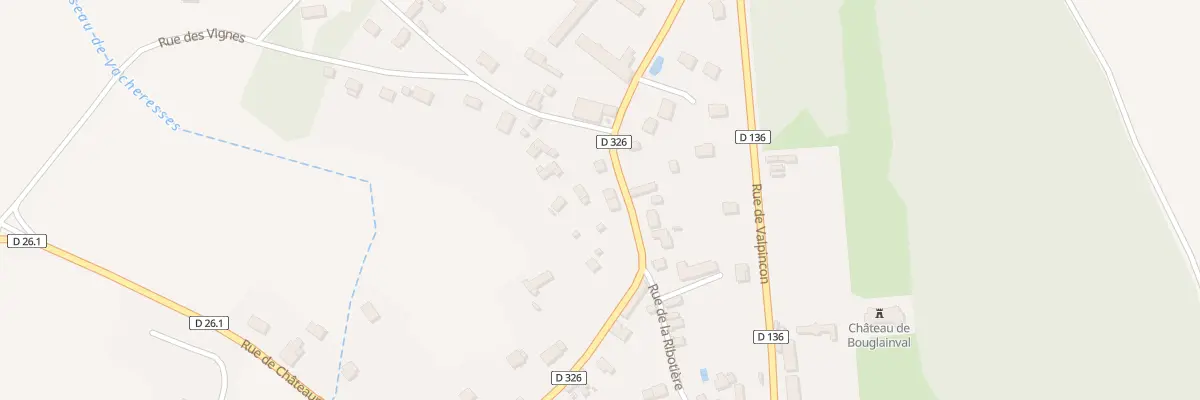 Plan du 13 Rue de la Ribotiere à Bouglainval