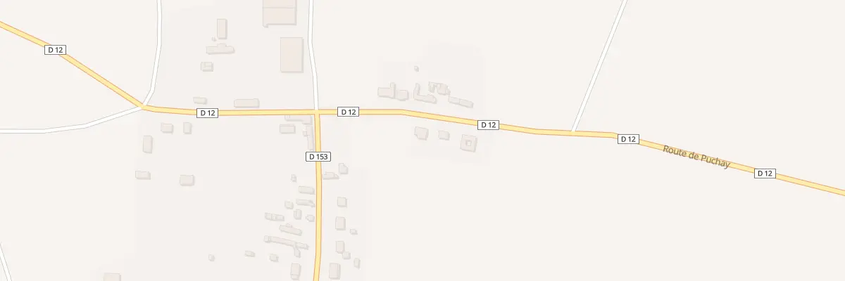 Plan du 2 Rte de Puchay à Coudray