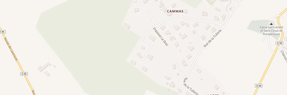 Plan du 2 Imp du Cammas à Pompertuzat