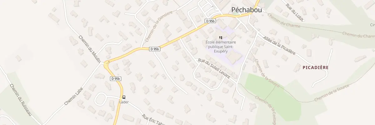 Plan du 4 Rue du Soleil Levant à Péchabou