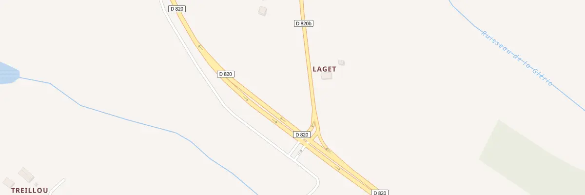 Plan du 143 Rte de Perches à Montalzat