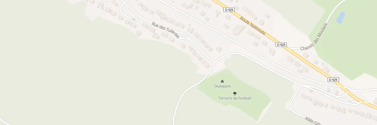 Plan du 78 Rue des Tuileries à Chaudon