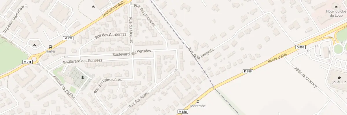 Plan du 48 Bd des Pensées à Saint-Jean