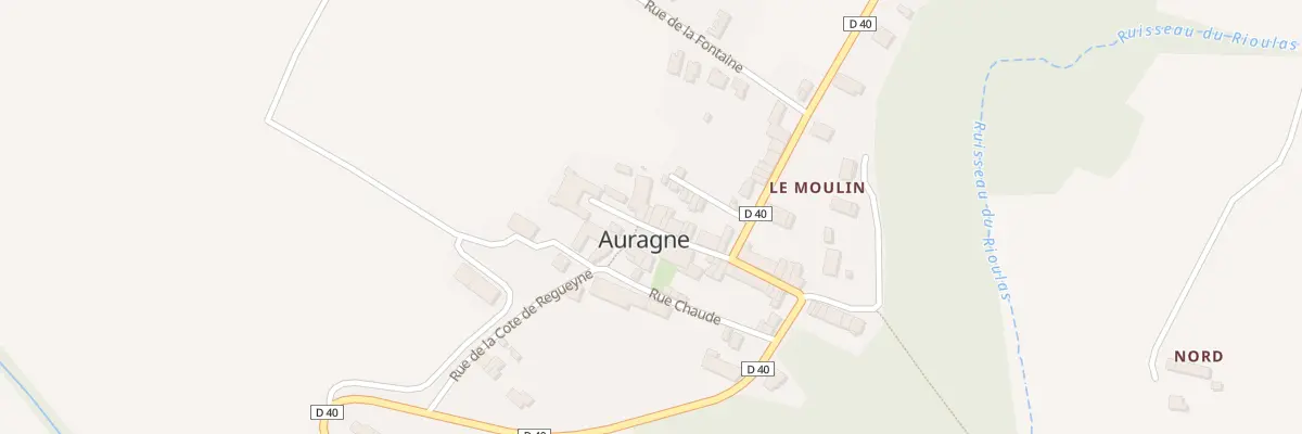 Plan du 29 Village à Auragne