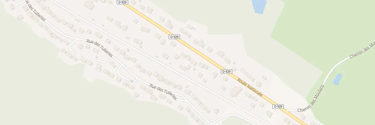 Plan du 43 Rte Nationale à Chaudon