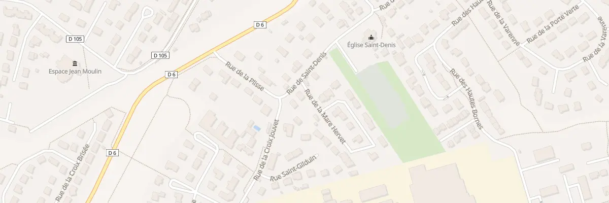 Plan du 4 Rue Saint Denis à Champhol