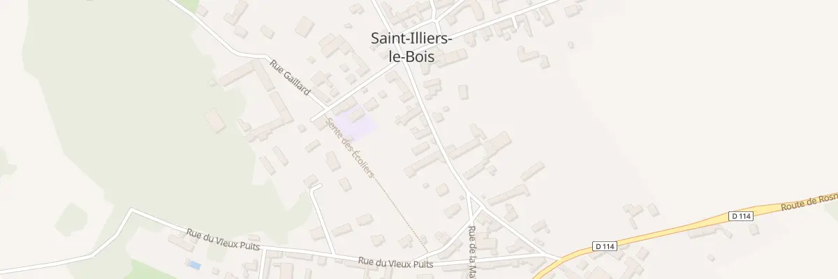 Plan du 10 Rue de la Houssière à Saint-Illiers-le-Bois