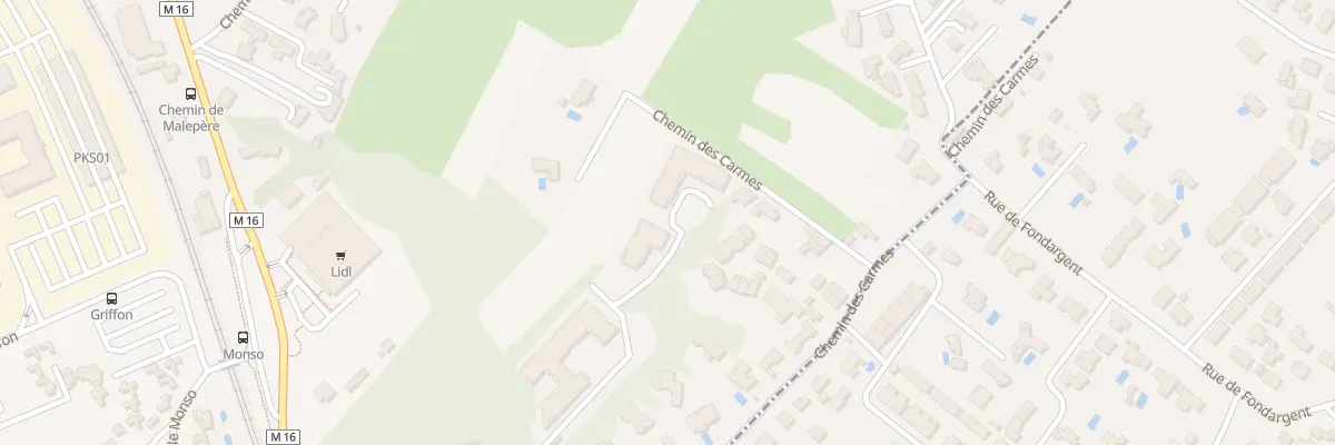 Plan du 39 Che des Carmes à Toulouse