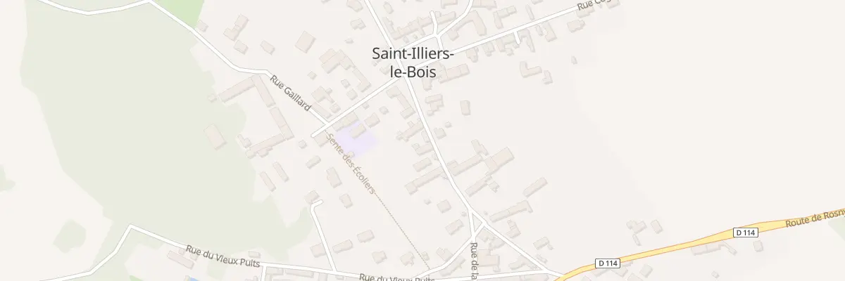 Plan du 8 Rue de la Houssière à Saint-Illiers-le-Bois