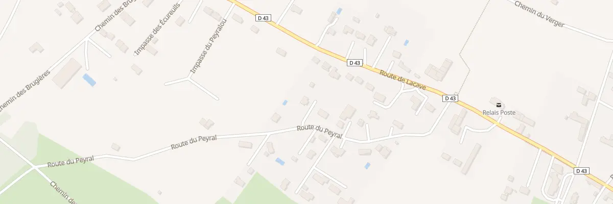 Plan du 5439F Le Peyralou à Pinsac