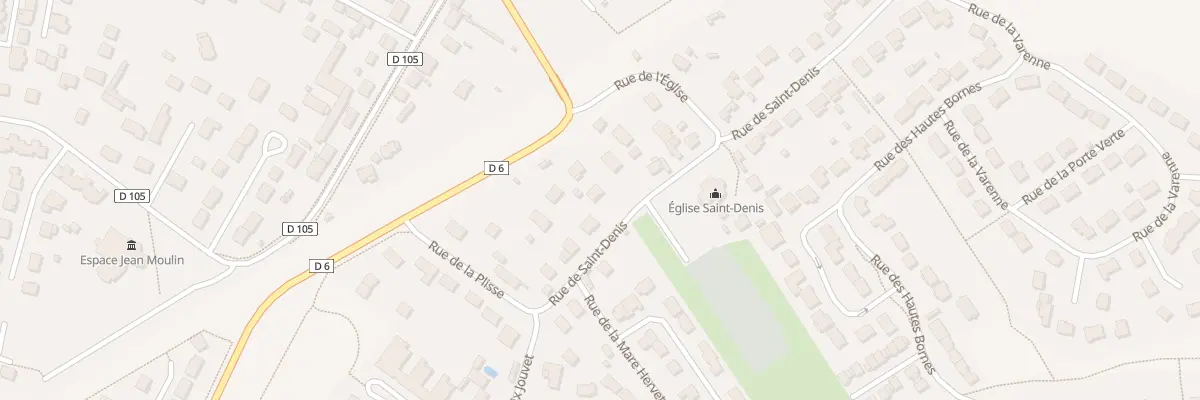 Plan du 7 Rue Saint Denis à Champhol