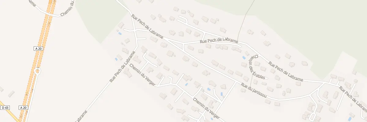 Plan du 401 Rue du Janissou à Pinsac