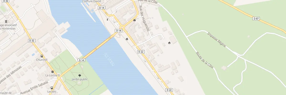 Plan du 1 Rue des Huguenots à Villemur-sur-Tarn