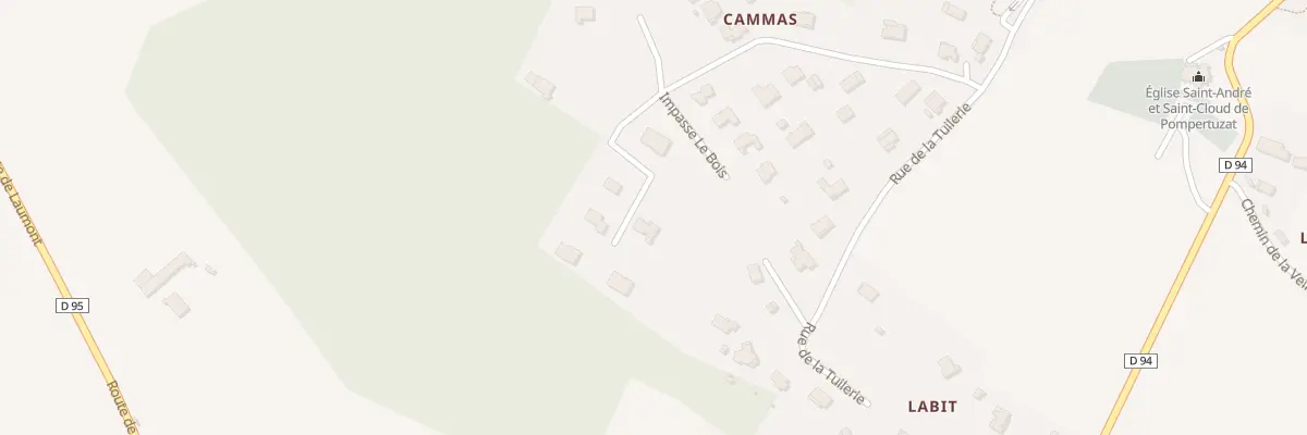 Plan du 3 Imp du Cammas à Pompertuzat