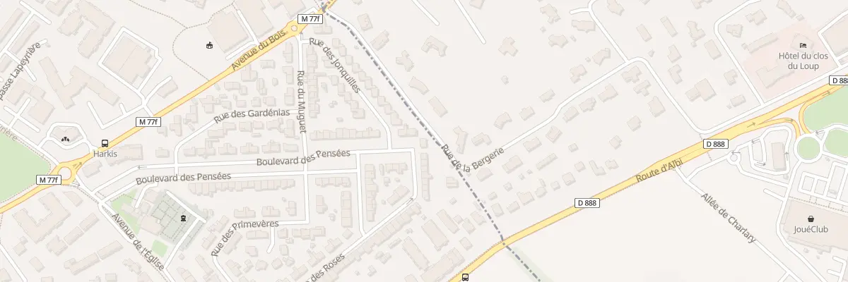 Plan du 47 Bd des Pensées à Saint-Jean