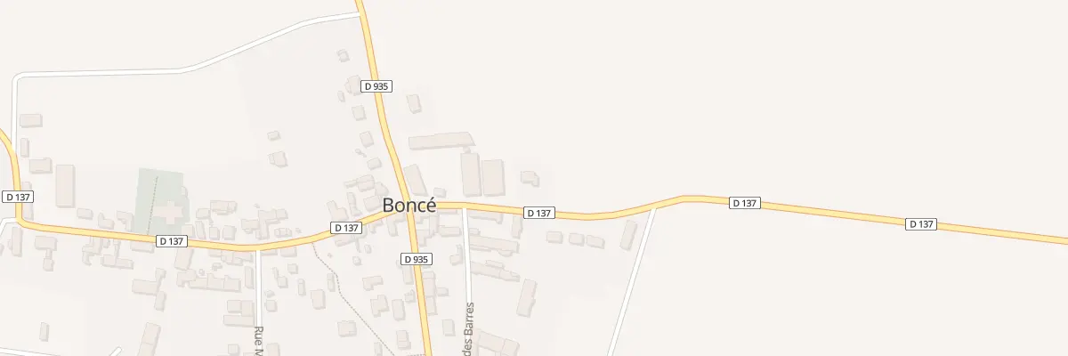 Plan du 3 Rue de la Vallée Verte à Boncé